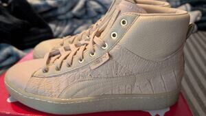 Puma Women's High-Top Sneaker in Light Pink
